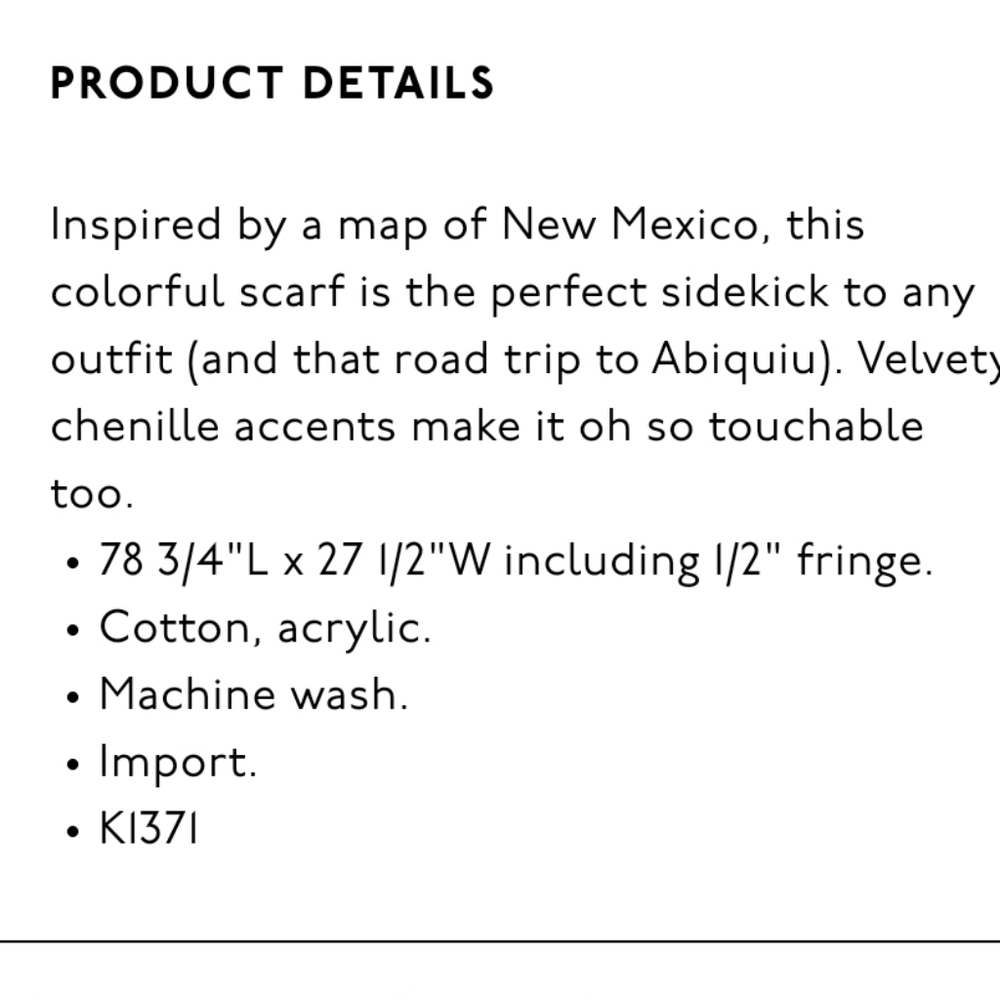 Madewell Orange Graphic Scarf - Picture 9 of 9